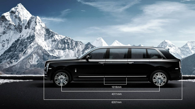 Illustration for article titled This Stretched Rolls-Royce Cullinan Costs $2 Million